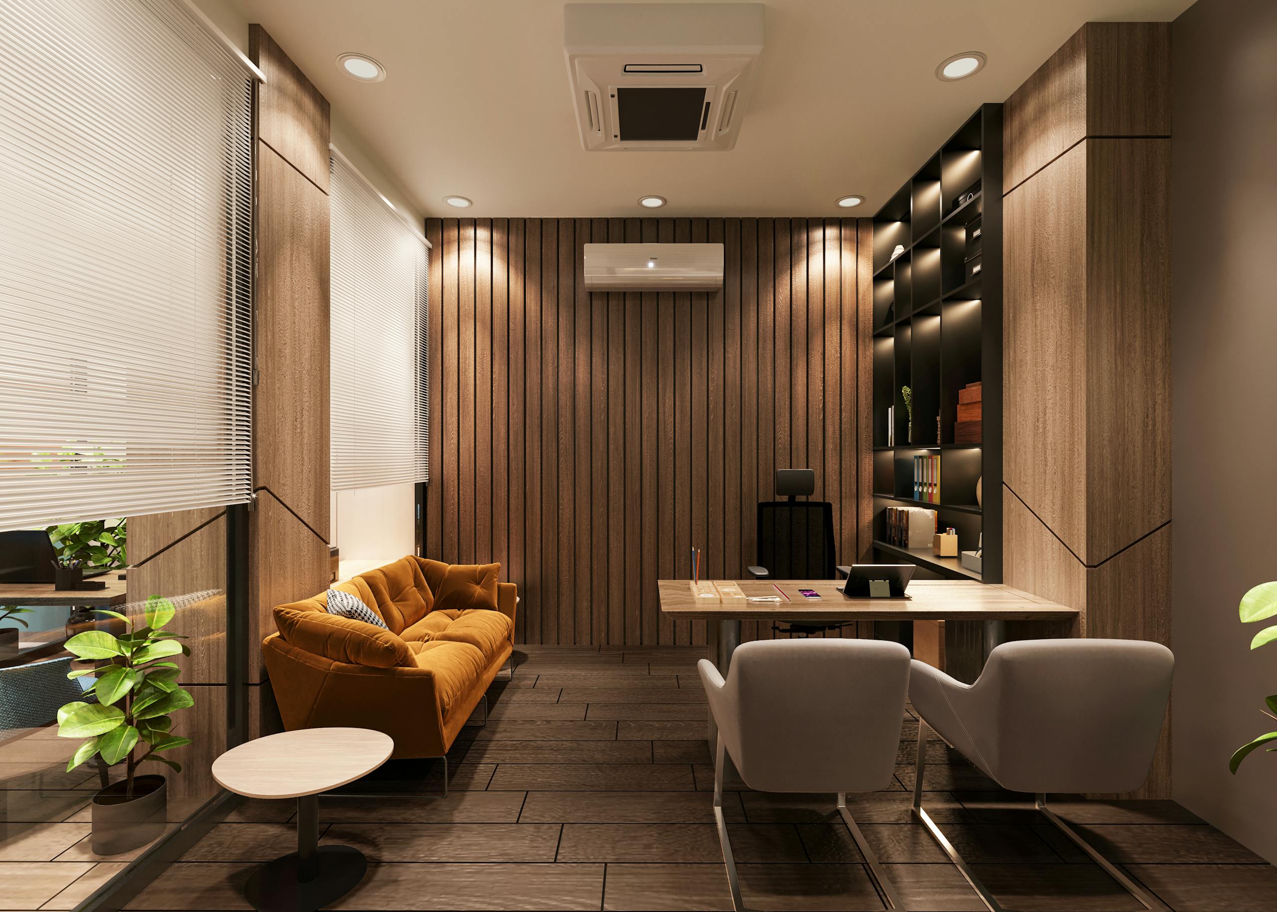 Modernt och väldesignat kontor hos Avana Ekonomi AB